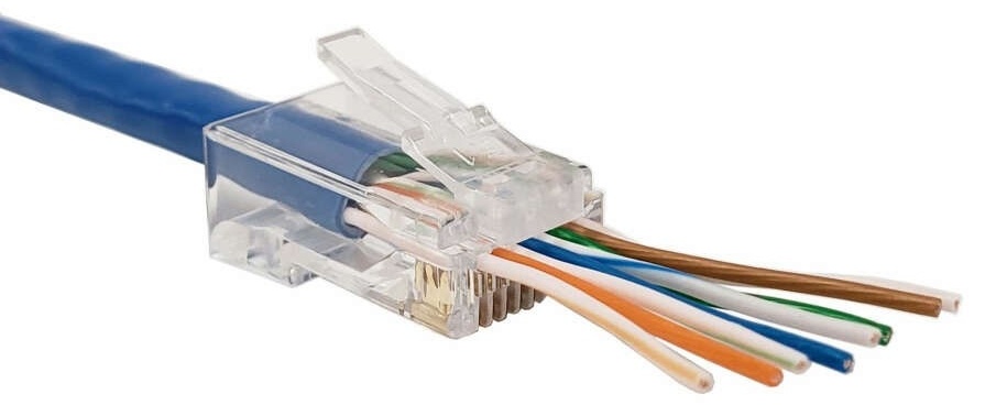Купить Коннектор RJ45 , 100 шт в Алматы – Магазин на Kaspi.kz