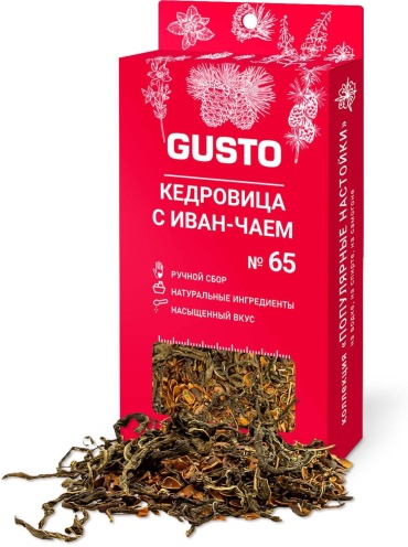 Gusto Кедровица с иван-чаем набор для приготовления настойки 20 г