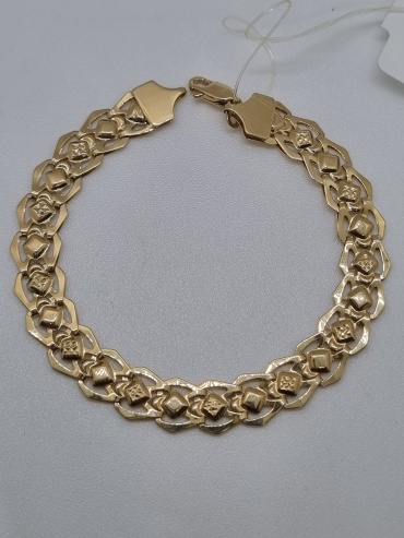 Zhanar Gold ZHA84/307 длина 19 см, вес 5.8 г золото, плетение отсутствует