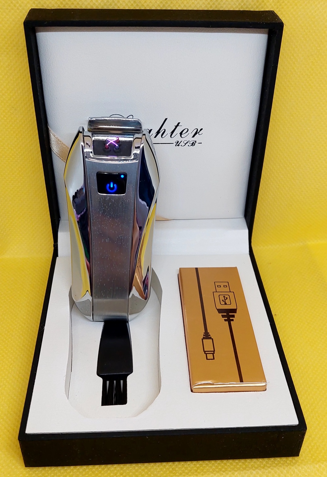 Lighter электронная зажигалка 527006, металлический сплав