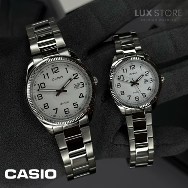 Кварцевые CASIO ПАРНЫЕ MTP-LTP-1302 by Luxury нержавеющая сталь