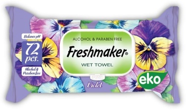 Влажные салфетки Freshmaker Violet 72 шт