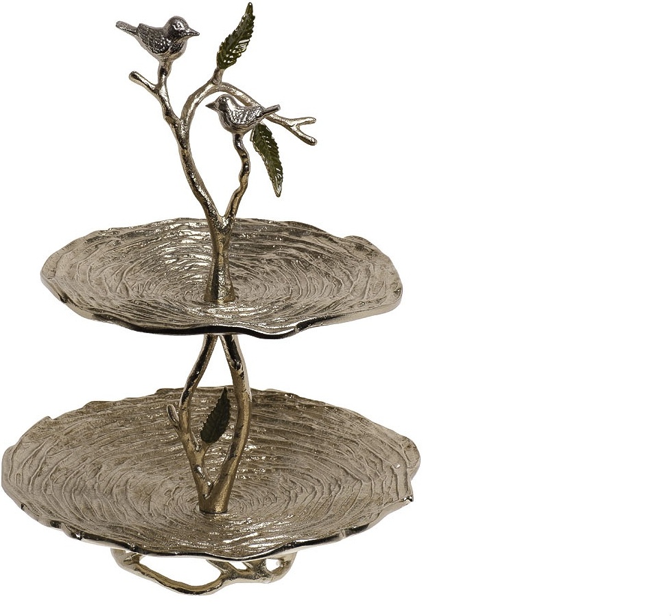Этажерка Garda Decor 1 шт, алюминий, 29х29 см