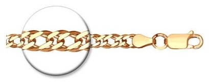 Diamant 93-180-04080-1_55 длина 55 см, вес 15.17 г серебро, плетение ромб
