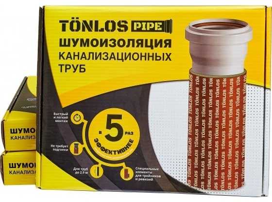 TonLos звукоизоляция для труб пенополистирол 480, 3.94 м
