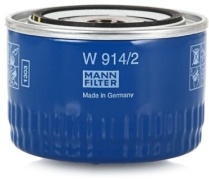 MANN-FILTER масляный фильтр W914/2(10)