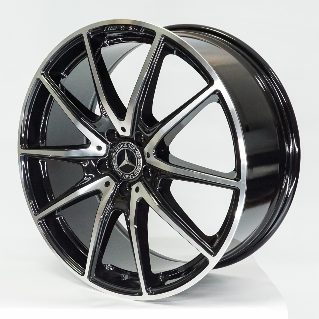 Mercedes-Benz MB50 8.5/9.5x20/5x112 D66.6 ET38 черный, серебристый