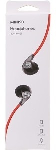 Miniso Classic In-ear 500017253 черный-красный
