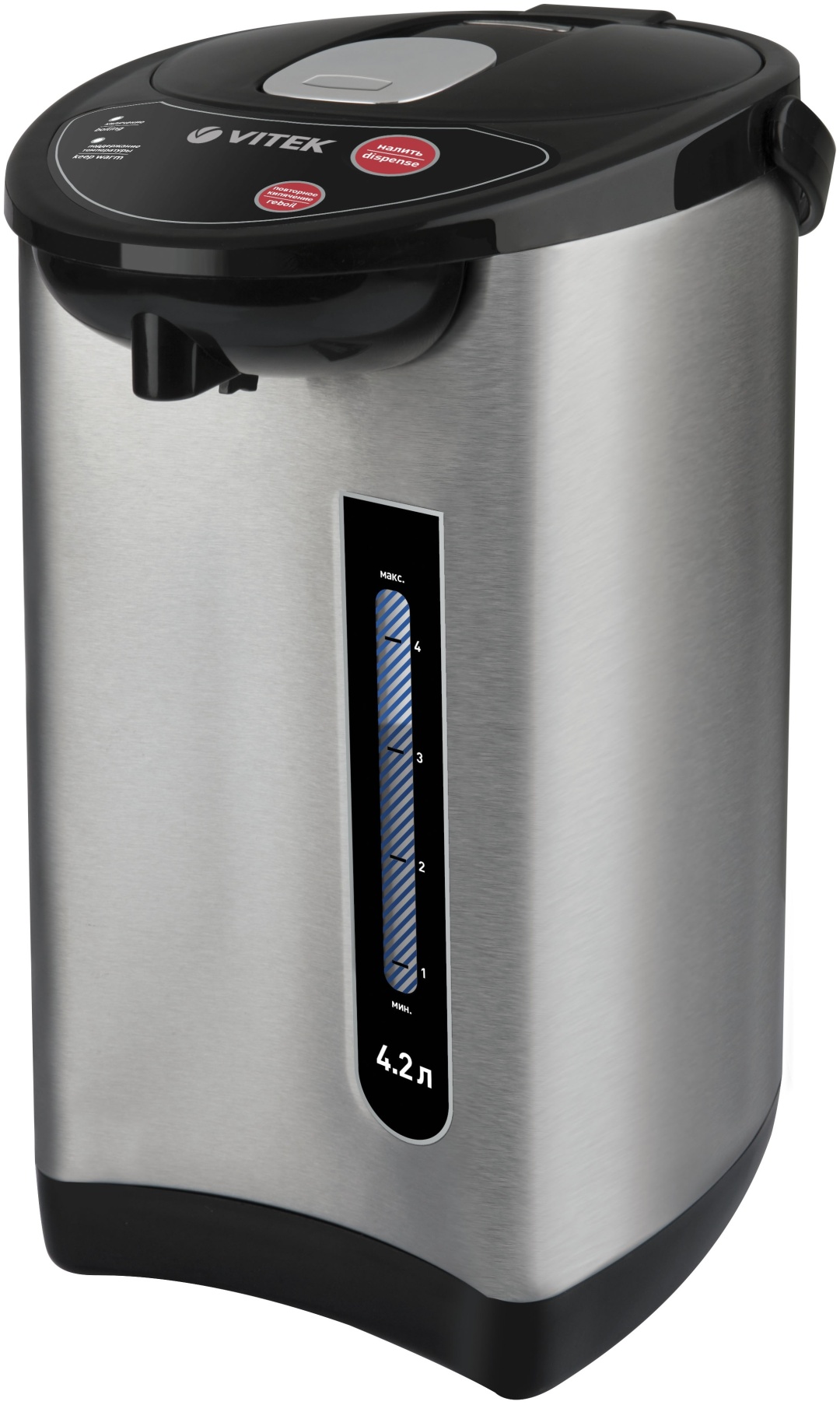 Термопот Vitek VT-7101 черный, серебристый