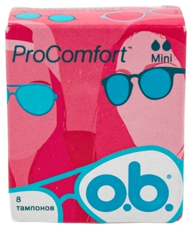Ob тампоны Procomfort Silktouch Mini 8 шт