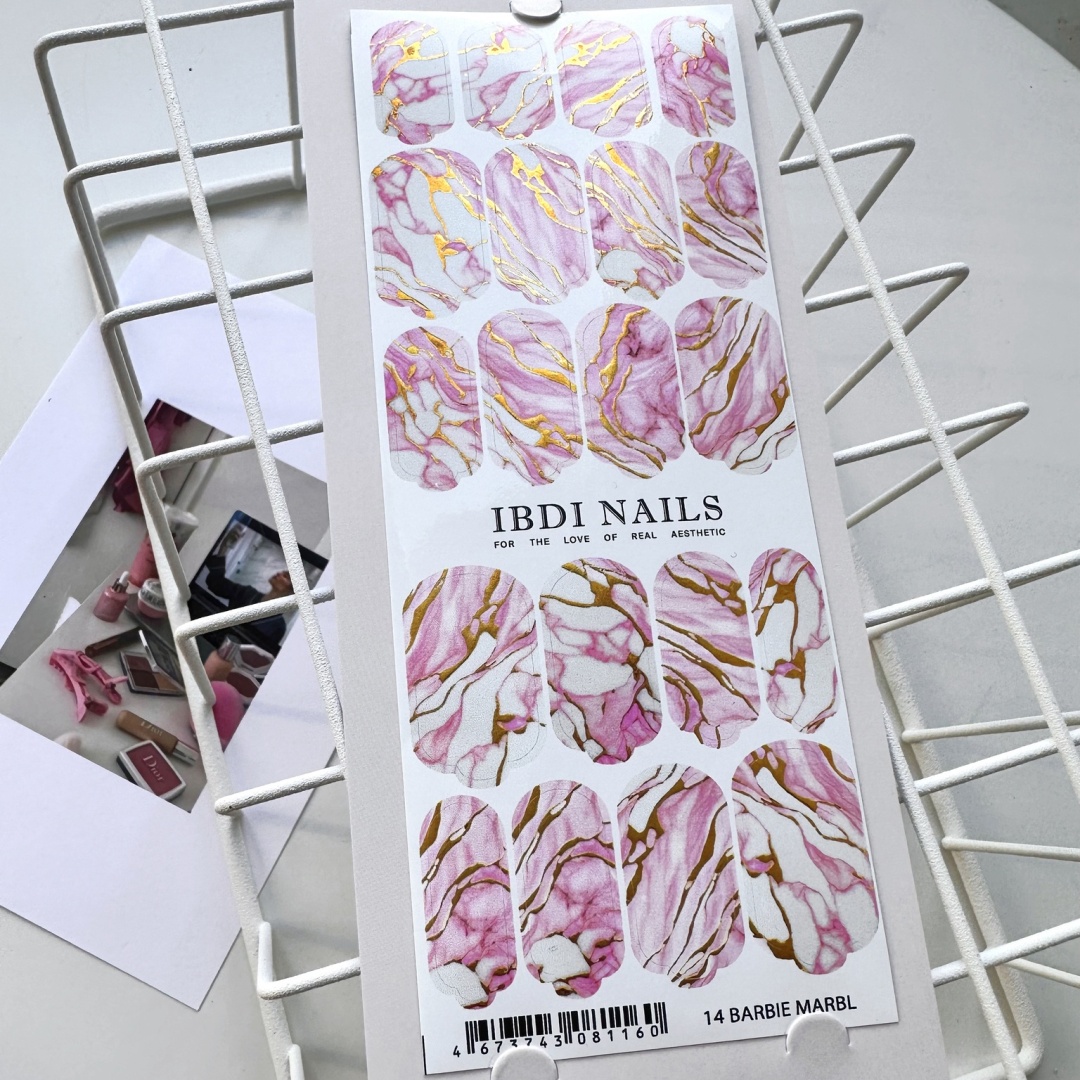 IBDI Nails пленки 14 BARBIE MARBL 1 шт