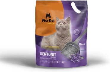 Murkel Лаванда Элита бентонитовый комкующийся 10 л