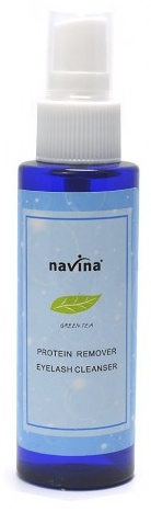Обезжириватель для ресниц Navina Green Tea для салона и дома с экстрактом зеленого чая, 50 мл