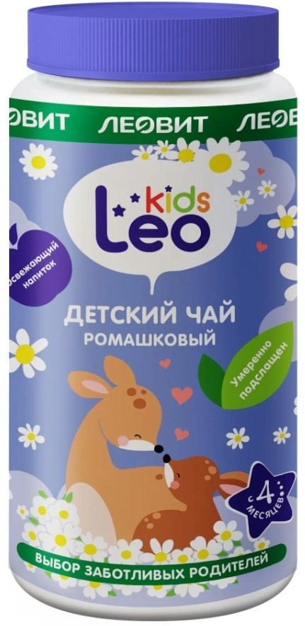 Купить Леовит Leo Kids чай ромашковый гранулированный для детей 200 г в ...