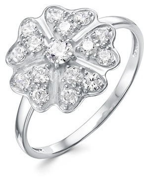 Lucente Silver RIN-LU-925-004023-17 размер 17 вес 2.7 г серебро, фианит