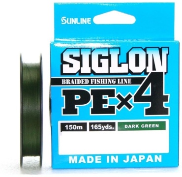 Sunline Siglon PEx4 0.17 мм темно-зеленая