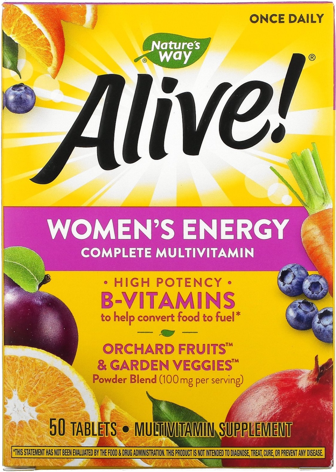 Купить Nature's Way Alive полноценный мультивитаминный энергетический ...
