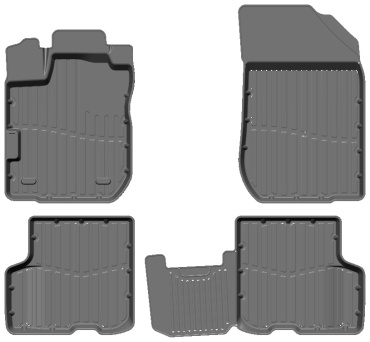 SARMAT 3D Premium Renault Logan II 2014+ черный