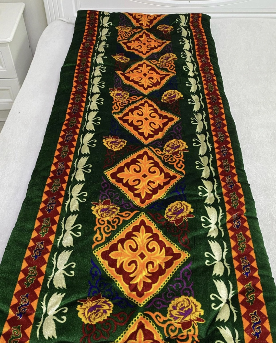 Курак корпе корпе 180x80, хлопок, оранжевый, зеленый