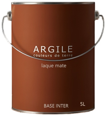 Argile водоэмульсионная LAQUE MATE 5 л, бесцветный/прозрачный цвет