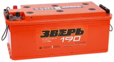 АкТех 444066 Зверь 190 Ач обратная