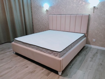 Кровать Zhasmin 0163, 120x200 см, бежевый