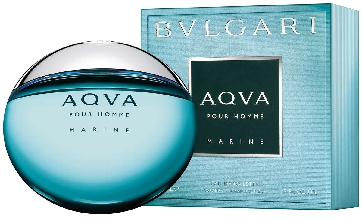 BVLGARI Aqva Marine туалетная вода EDT 50 мл, для мужчин