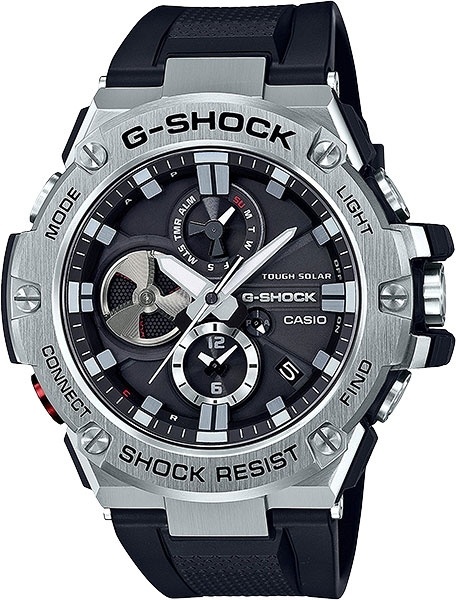 Кварцевые CASIO G-Shock GST-B100-1AER пластик, сталь