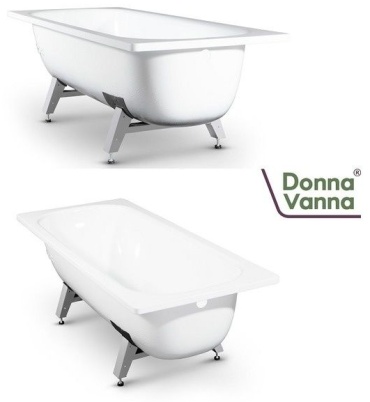 Ванна прямоугольная Donna Vanna DV-63901 160x70 см, сталь