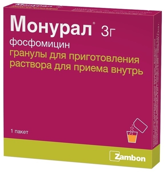 Монурал гранулы 3 г 1 шт