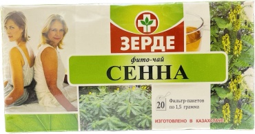 Зерде-Фито ТОО фито-чай Сенна №20 фильтр-пакетов 30 г