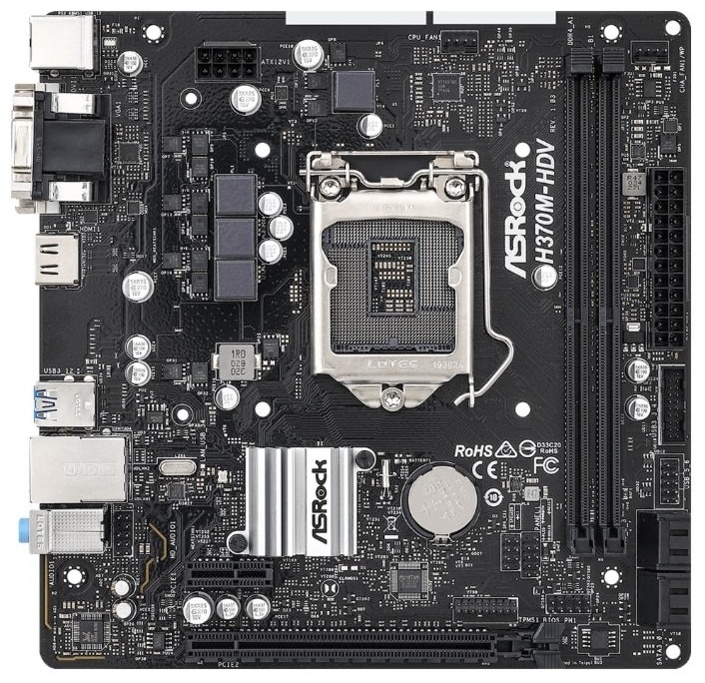 Материнская плата ASRock H370M-HDV