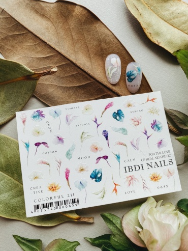 IBDI Nails слайдеры Colorful 211 1 шт