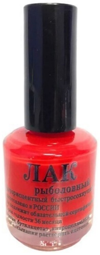 Лак ТРИ КИТА Красный-34