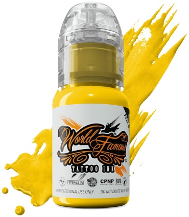 World Famous Tattoo Ink TATTOO пигмент Canary yellow 60 мл