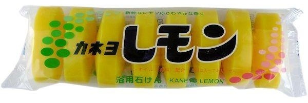 Кусковое мыло туалетное Kaneyo Fruits Лимон 45 г по 8 шт