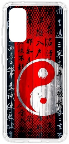 Чехол КRUЧЕ для Samsung Galaxy S20 прозрачный, рисунок