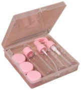 Onlitop набор для косметических средств розовый, прозрачный