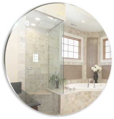 Зеркало настенное Mixline 40x40 см