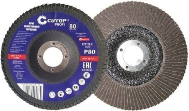 FIT абразивный CUTOP Profi Р80 70-12580 125x22.5 мм