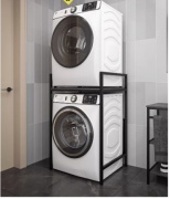 Стеллаж над стиральной машиной , 70x65x110 см, черный