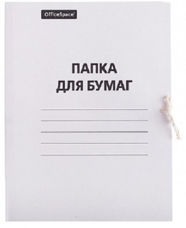 Папка OfficeSpace Standart, А4, белый