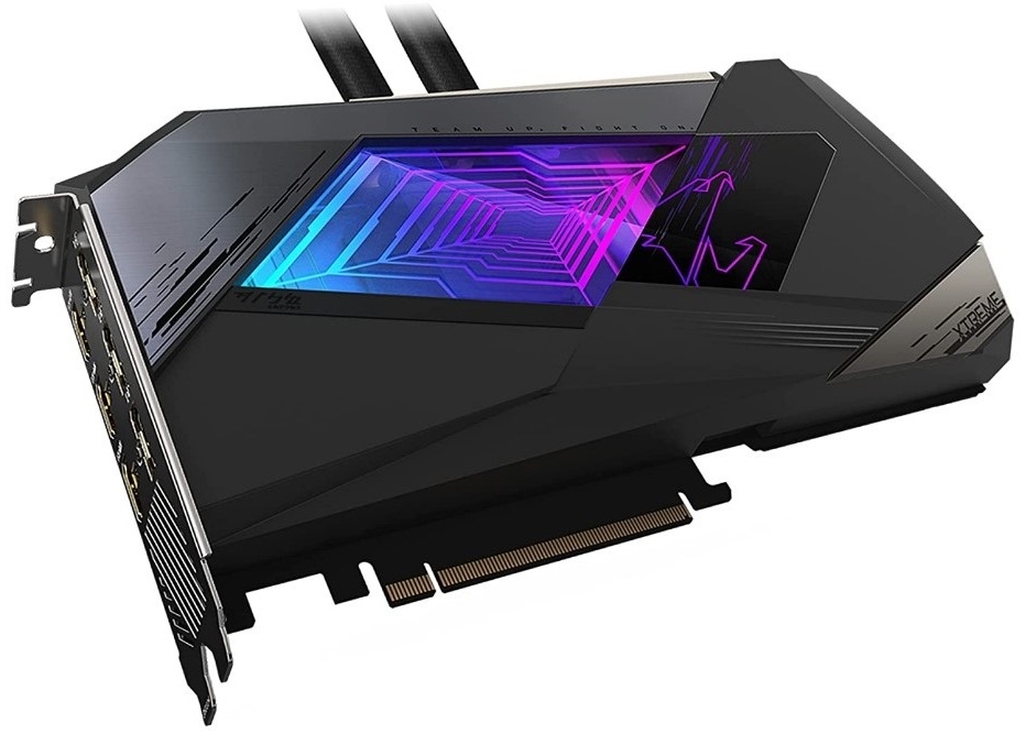 Видеокарта GIGABYTE RTX 3080 Aorus Xtreme Waterforce GV-N3080AORUSX W-10GD 10 ГБ