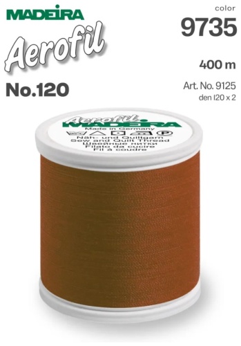Нить универсальная Madeira Aerofil №120 400 м 9125-9735