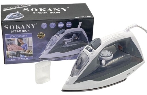 Купить Утюг SOKANY SK-YD-2100 белый в кредит в Алматы – Kaspi Магазин