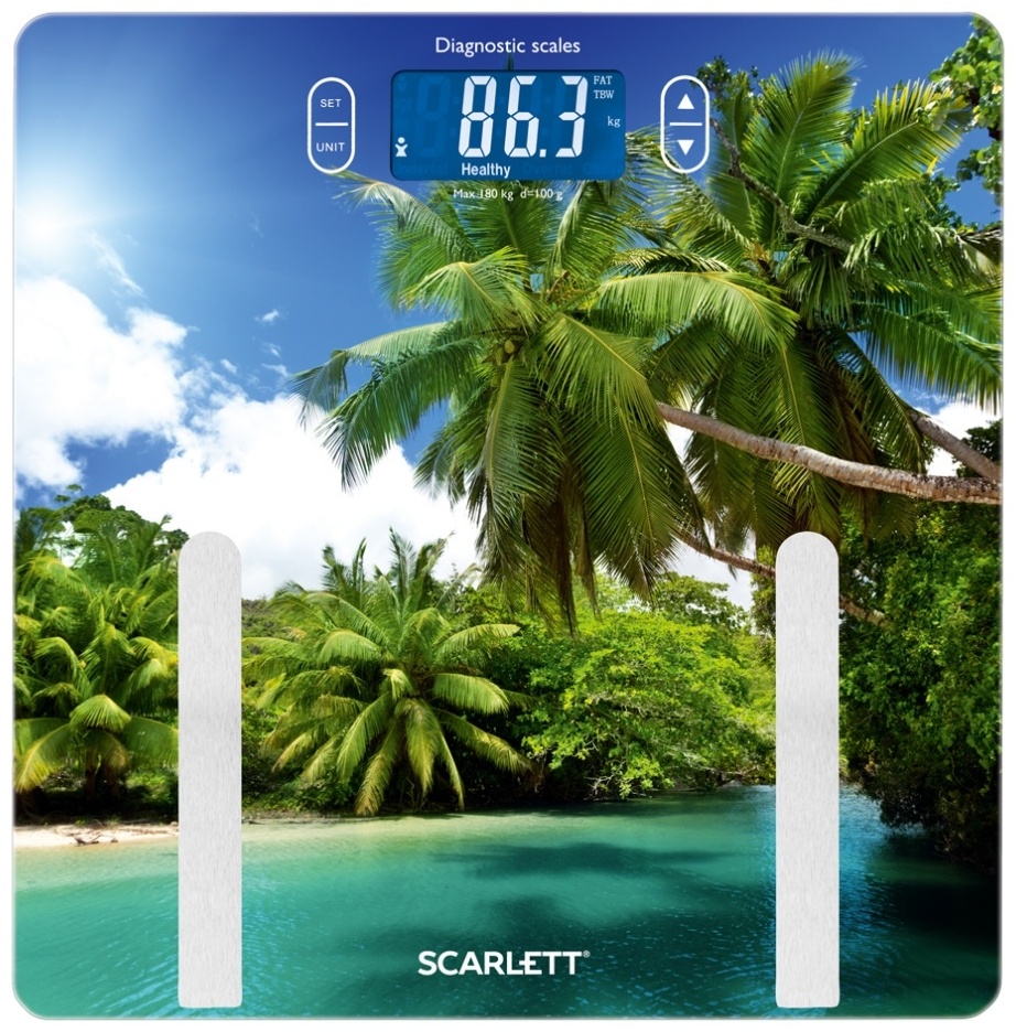 Напольные весы Scarlett диагностические SC-BS33ED12 до 180 кг