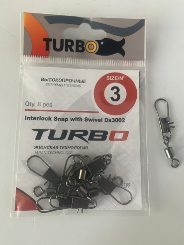 Быстросъем Turbo Interlock snap with swivel 668758
