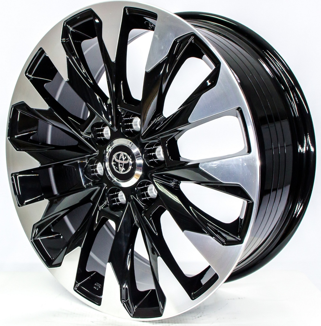 Toyota 1183 8x20/6x139.7 D95.1 ET40 черный, серебристый