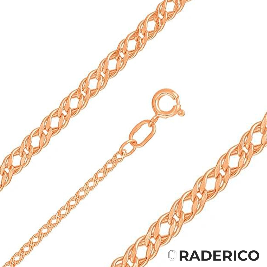 Raderico 3215155M3HB длина 55 см, вес 1.51 г золото, плетение двойной ромб