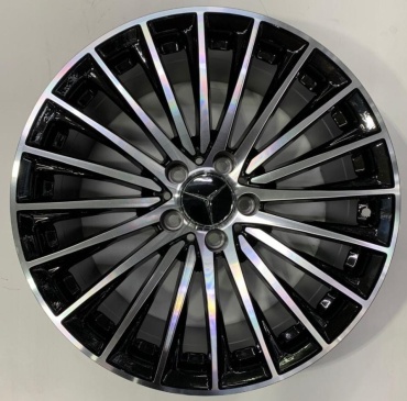 Wheels 1057 8.5/9.5x18/5x112 D66.6 ET35 4 диска черный, серебристый